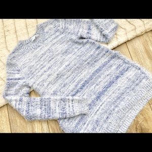 BCBGeneration Marled Fuzzy Eyelash Tunic Sweater